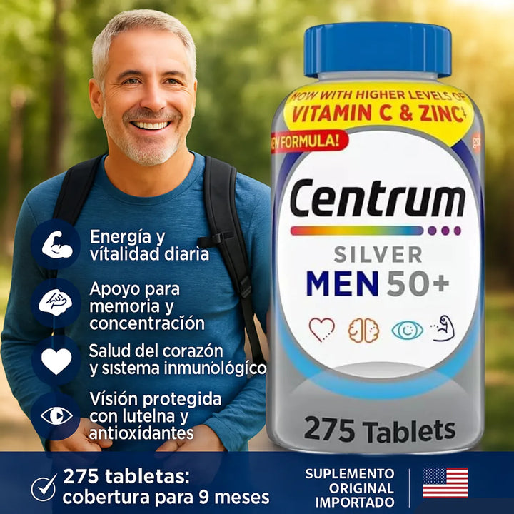 Multivitaminas Hombre 50 Plus Th Silver 275 Tabletas - Imagen 3