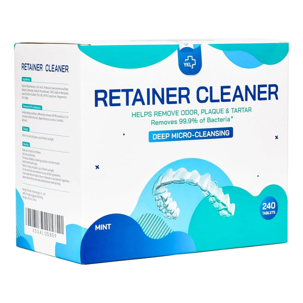 Tabletas Limpiadoras Dentaduras Postizas Retenedores 240 Unidades Frescura Profunda
