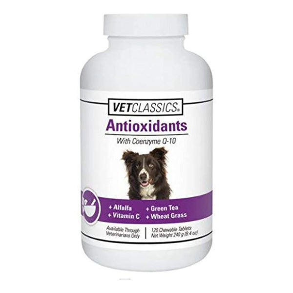 Vet Classics Antioxidantes Con Coenzima Q10 Para Perros 120 Tabletas