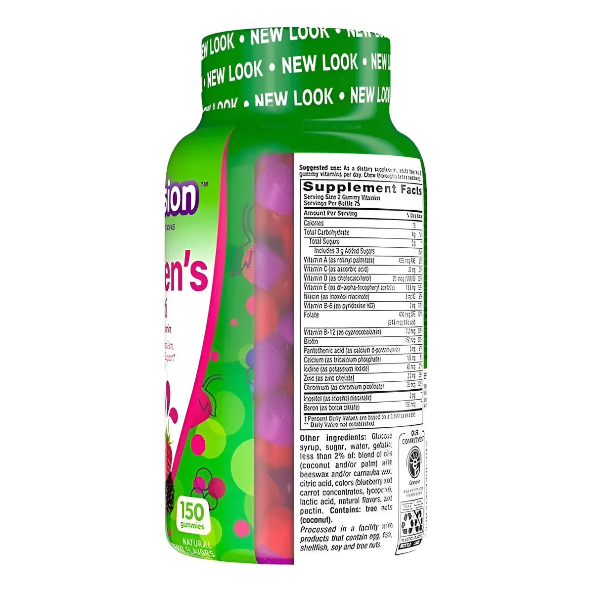 Multivitaminas Mujer Vitafusion Apoyo Diario 150 Gomitas Fresa - Imagen 5
