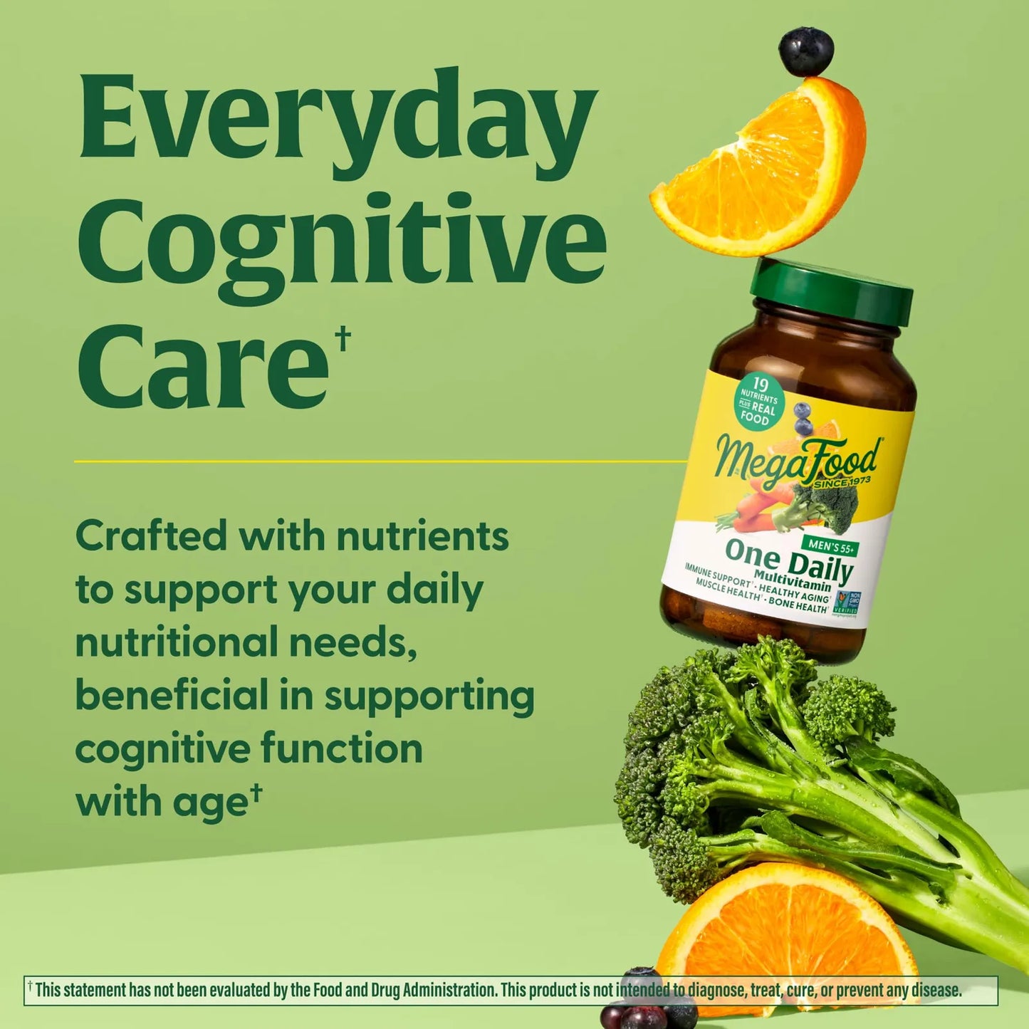 Multivitamínico Daily Hombres 55+ Con Vitaminas B12 C D Zinc Y Selenio 90 Tabletas