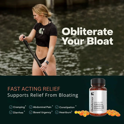 Capsulas De Butirato Puro 350 Mg Con Vitamina D3 Y K2 Salud Intestinal E Inmunologica