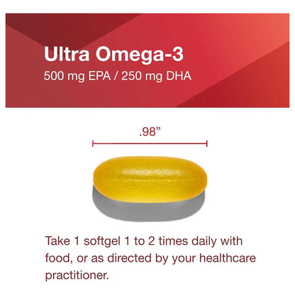 Aceite De Pescado Ultra Omega 3 500Mg Epa 250Mg Dha Protocol For Life Balance 90 Capsulas