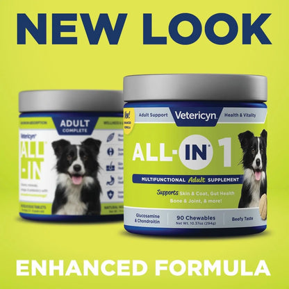Suplemento Multifuncional Para Perros Con Enzimas Digestivas Glucosamina Y Vitaminas