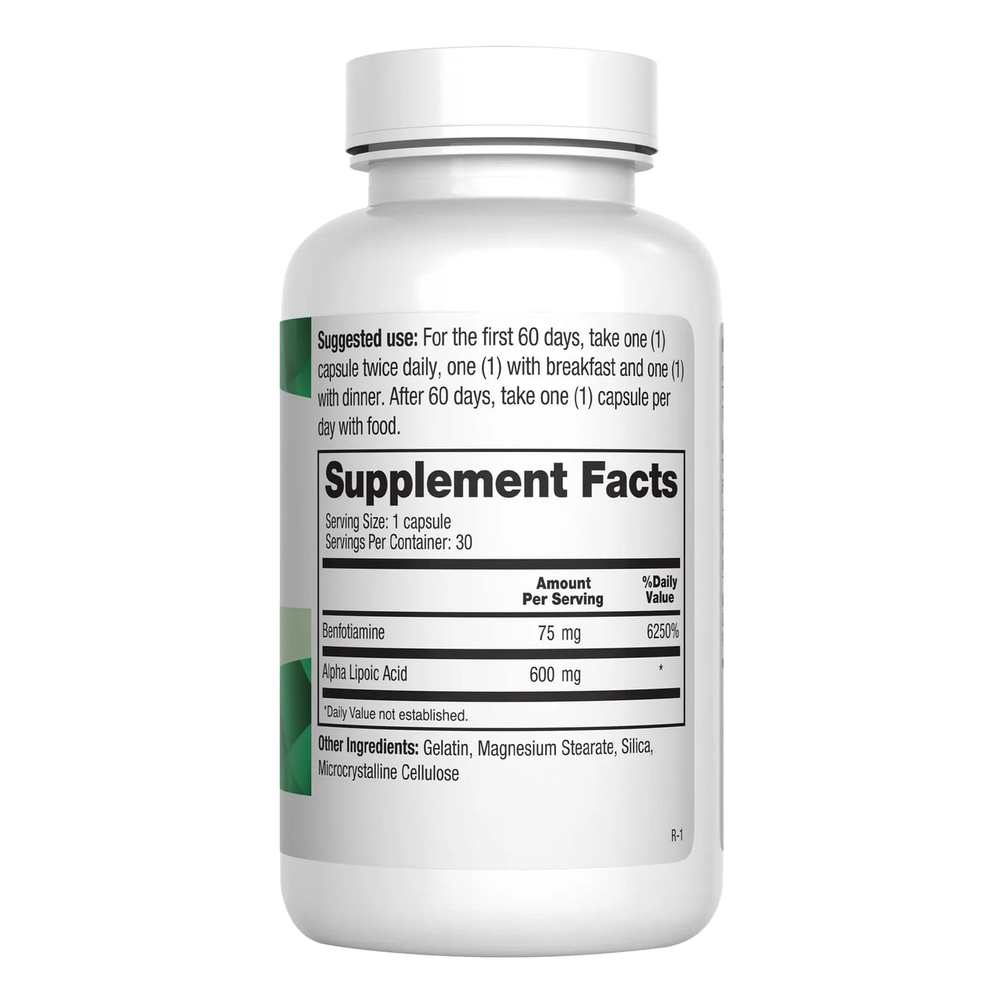 Nervala Formula Avanzada Apoyo Nervioso Acido Alfa Lipoico 600 Mg Vitamina B1 30 Capsulas