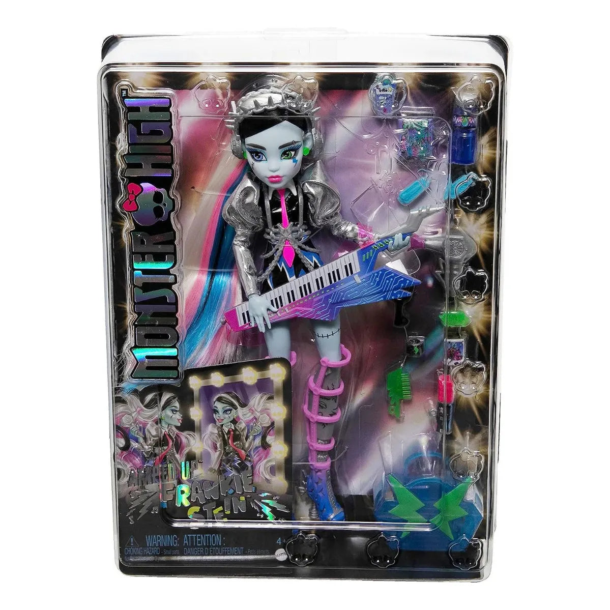 Muñeca Monster High Frankie Stein Amped Up Mattel Hhk53 Creatividad Y Diversión Garantizada