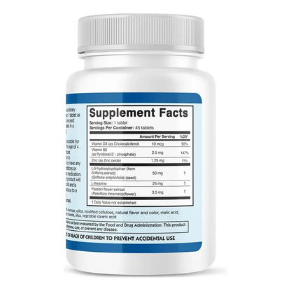Masticables Suaves Para Ansiedad Y Estrés Con P5P L5 Sabor A Bayas 45 Unidades