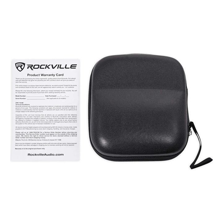 Auriculares Rockville Pro-m50 De Estudio Con Funda Y Acce - Imagen 4