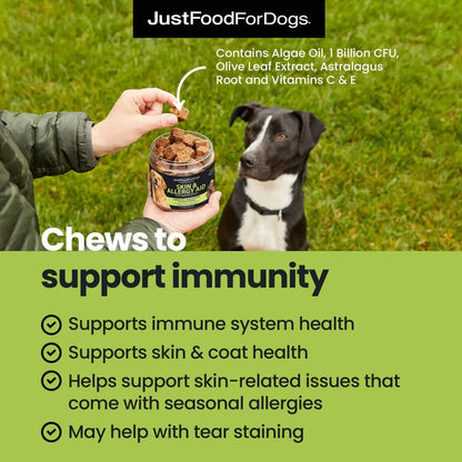Masticables Suaves Para Perros Cuidado Piel Alergias Alivio 45 Unidades