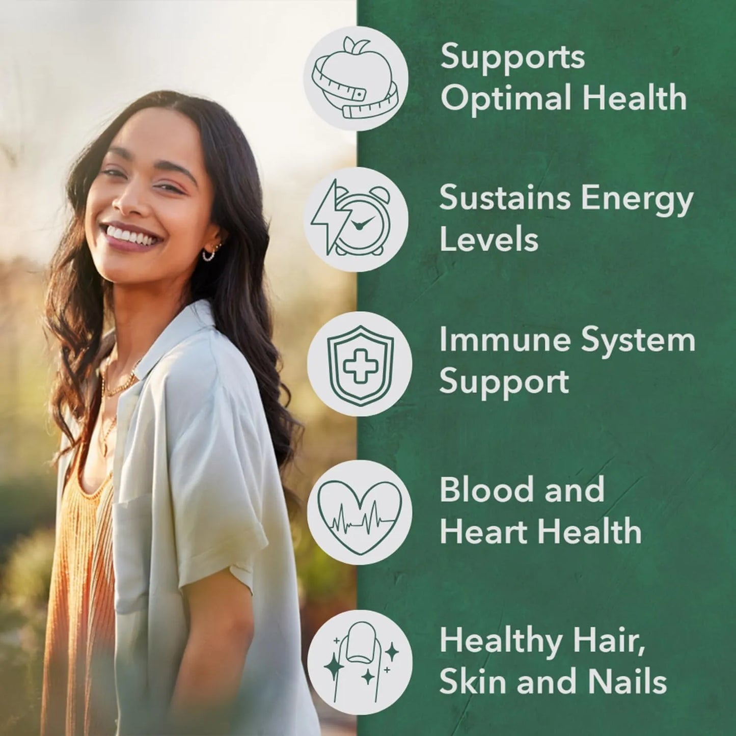 Multivitaminico Organico Diario Para Mujeres Energia Y Belleza 60 Tabletas