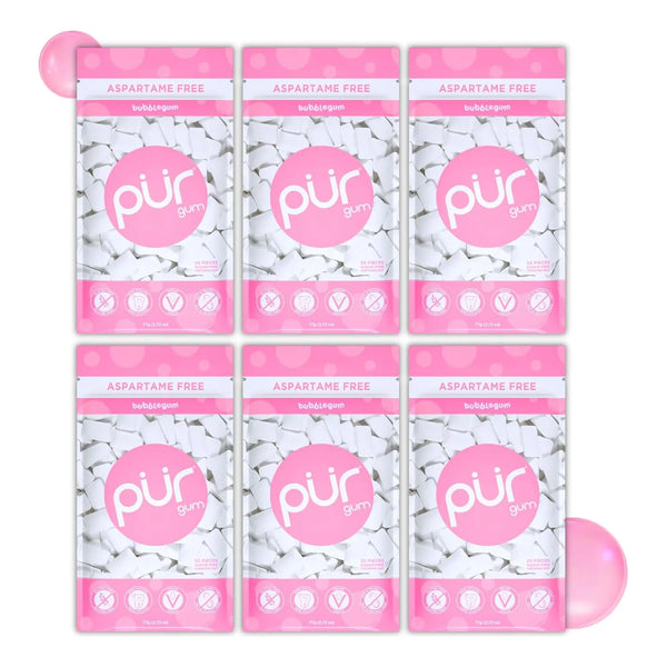 Chicles Veganos Frutales 100% Xilitol Sin Azúcar 330g Somos Importaciones Gold