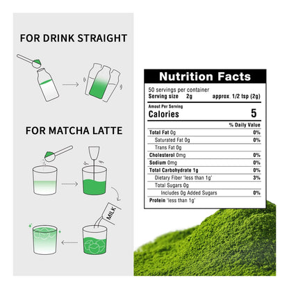 Té Verde Matcha Orgánico En Polvo Grado Ceremonial 100 Puro Energía Natural