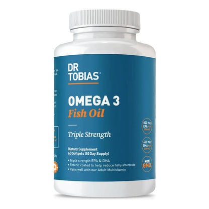 Aceite De Pescado Omega 3 2000 Mg Triple Fuerza 800 Mg Epa 600 Mg Dha Corazon Cerebro