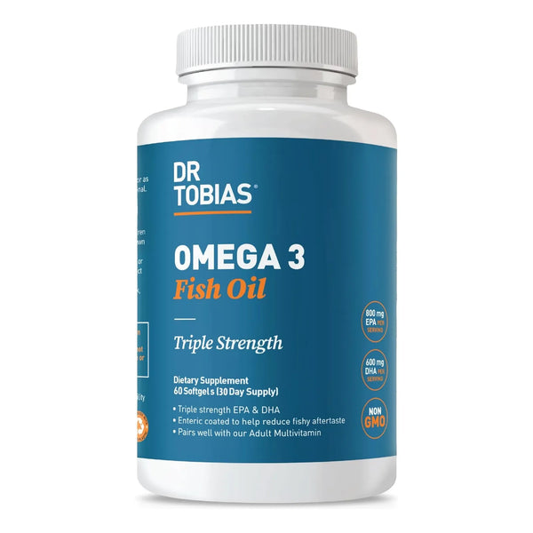 Aceite De Pescado Omega 3 2000 Mg Triple Fuerza 800 Mg Epa 600 Mg Dha Corazon Cerebro