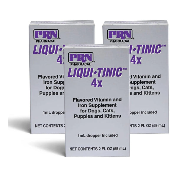 Suplemento Liquido De Hierro Y Vitaminas Para Mascotas PRN Pharmacal Liqui Tonic 4X Sabor Higado 2 Oz