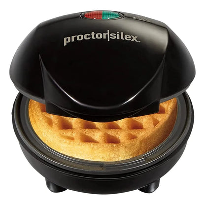 Proctor Silex Mini Waffle Maker Máquina Para Hacer Waffles Compacta Y Antiadherente