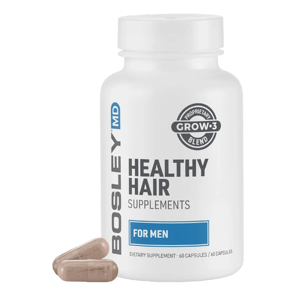 Suplemento Crecimiento Cabello Hombre Con Biotina Zinc Y Semillas De Calabaza Vegano