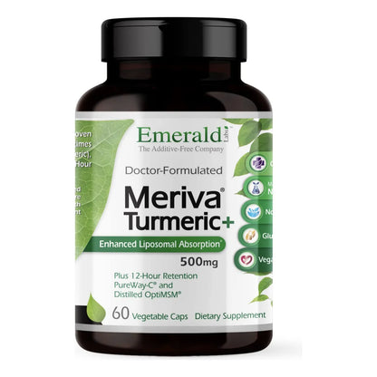 Emerald Labs Meriva Turmeric Plus Con OptiMSM Y PureWay C 60 Cápsulas Antioxidantes