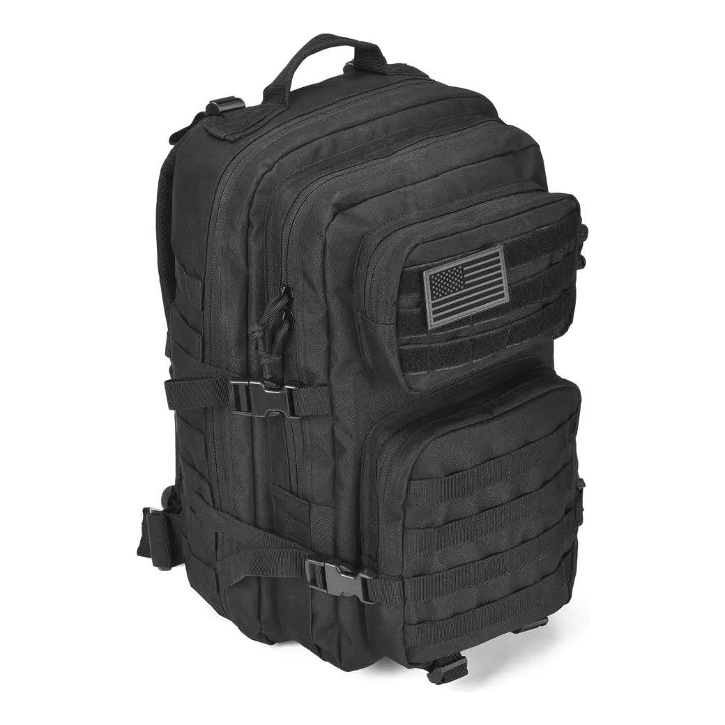 Maleta Militar Tactica Molle Negro 40L Resistente Al Agua Sistema MOLLE