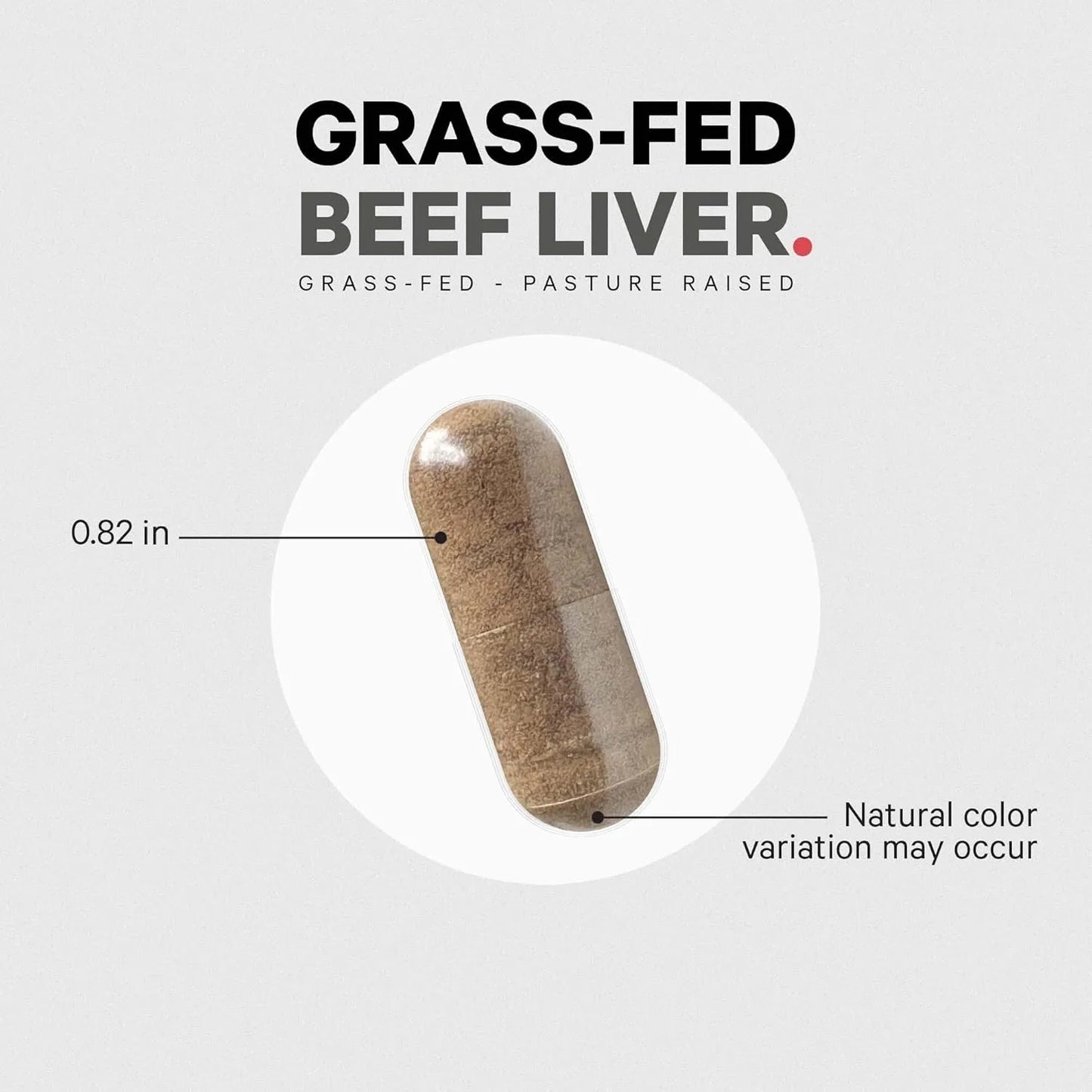 Higados Liofilizados De Res Alimentada Con Pasto En Cápsulas Codeage Suplemento Superalimento Nutritivo