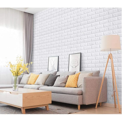 10 Unids Pegatinas Pared Ladrillo 3D Autoadhesivas Extraíbles Impermeable