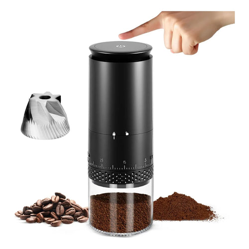 Molinillo De Café Eléctrico Portátil Recargable Inalámbrico Con 38 Ajustes De Molienda