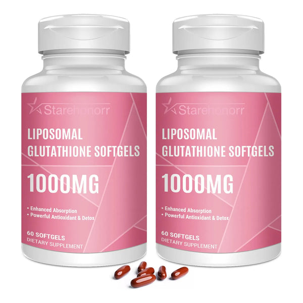 Capsulas Blandas Glutation Liposomal 1500 Mg Con Vitamina C Antioxidante Piel Radiante