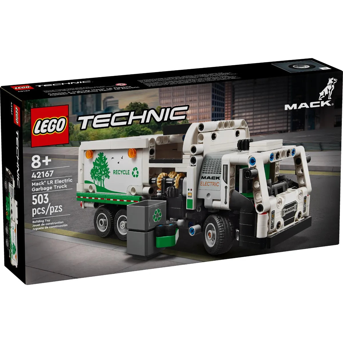 Set Lego Technic 42167 Camion De Residuos Mack 503pz Con App Control