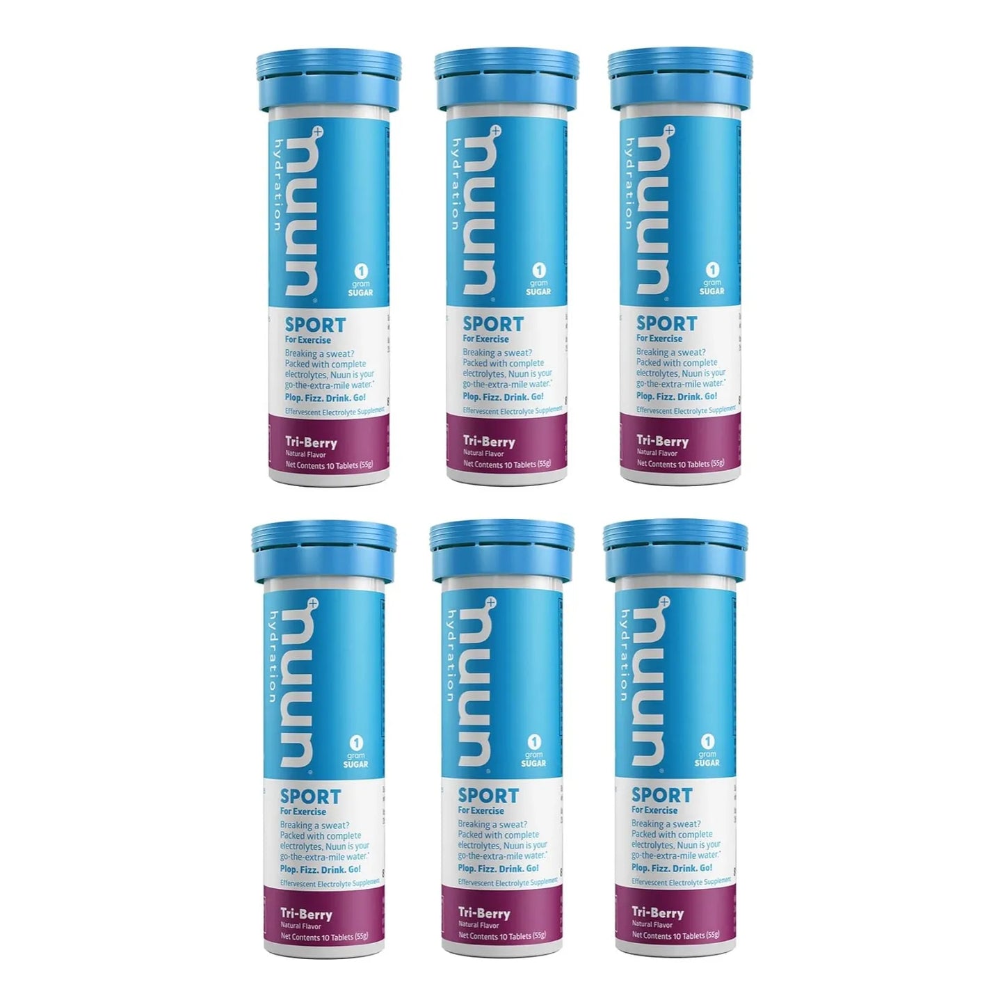 Nuun Activo Electrolitos Tri Berry 60 Tabletas Hidratacion Inteligente