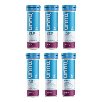 Nuun Activo Electrolitos Tri Berry 60 Tabletas Hidratacion Inteligente