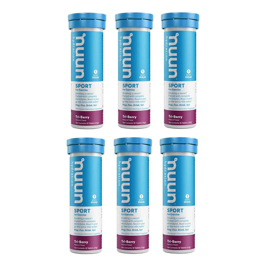 Nuun Activo Electrolitos Tri Berry 60 Tabletas Hidratacion Inteligente
