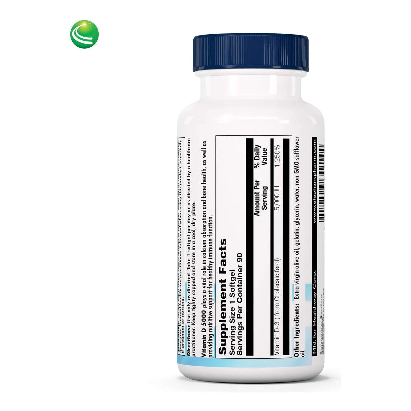 Vitamina D3 5000 UI Cápsulas Blandas Soporte Inmunológico Y Óseo Nutra BioGenesis