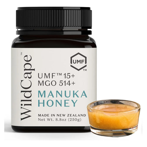 Miel Manuka WildCape UMF 15+ MGO 514+ 100% Pura Cruda 250g Nueva Zelanda