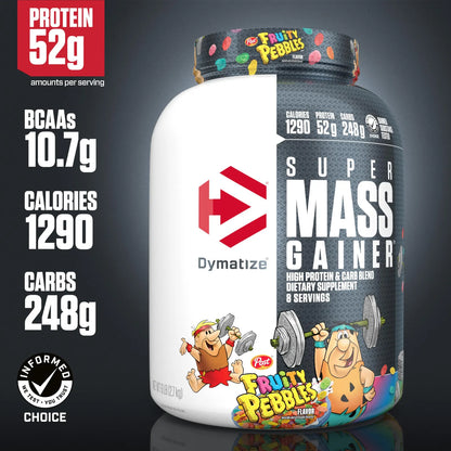 Super Mass Gainer Proteína En Polvo 1290 Calorías 1.83 Kg Sabor Fruity Pebbles