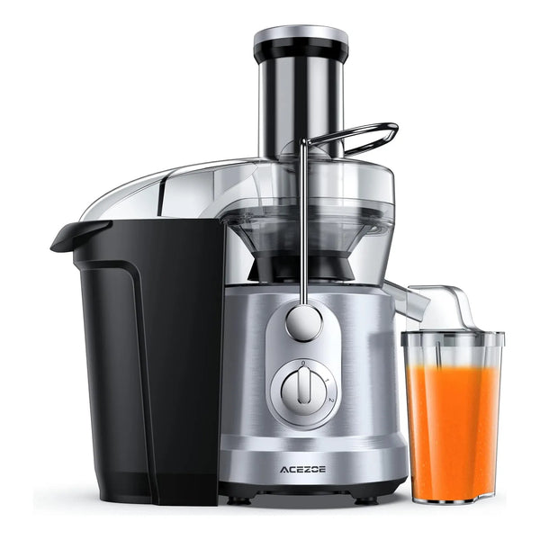 Acezoe Centrifugal Juicer Extractor De Jugos 1300W Alto Rendimiento Facil Limpieza