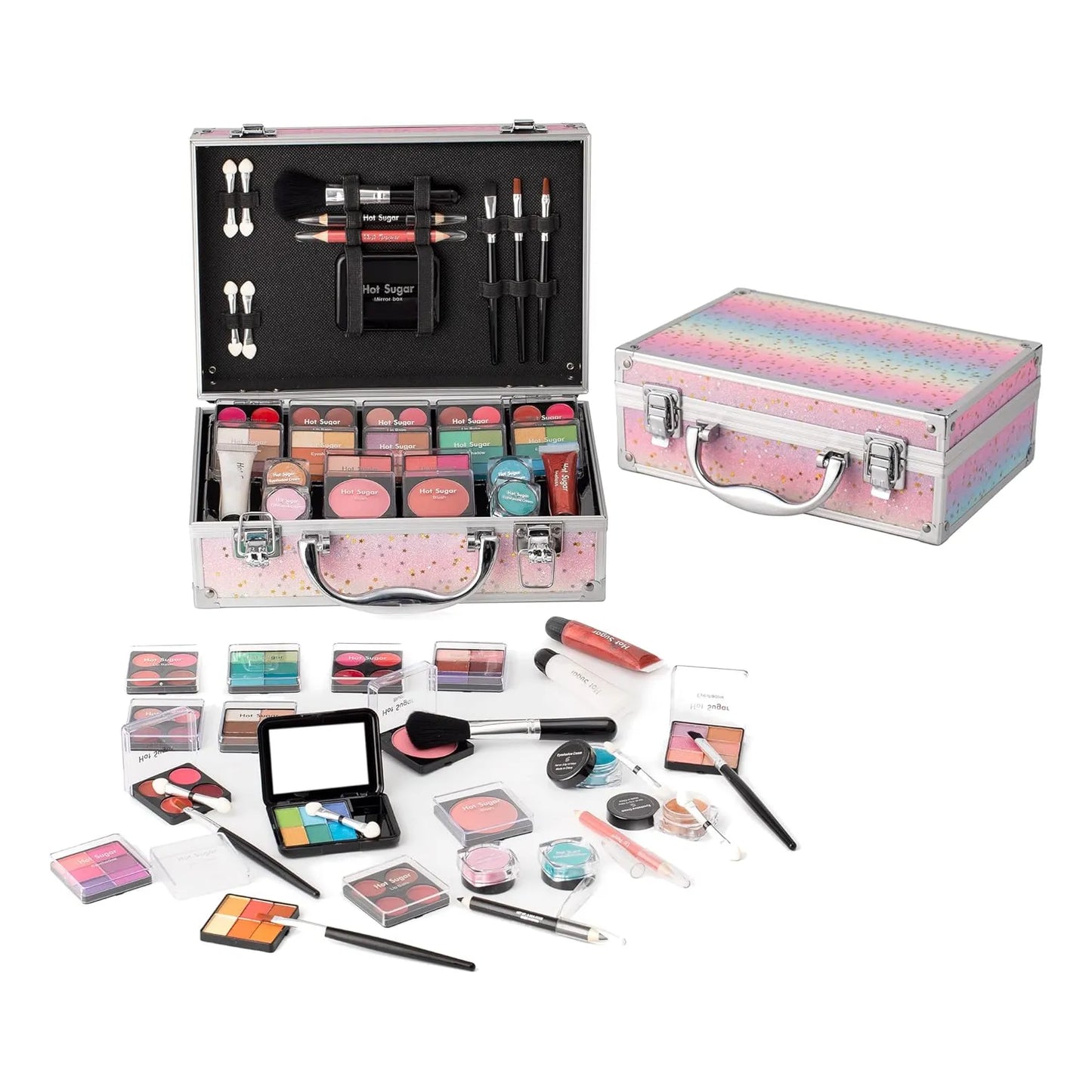 Kit De Maquillaje Para Adolescentes Con Sombras Bálsamo Y Lápiz Labial