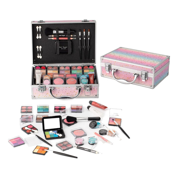 Kit De Maquillaje Para Adolescentes Con Sombras Bálsamo Y Lápiz Labial