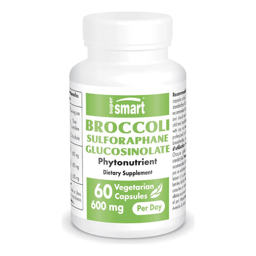 Suplemento De Sulforafano De Brócoli 600 Mg Con Mirosinasa 60 Cápsulas