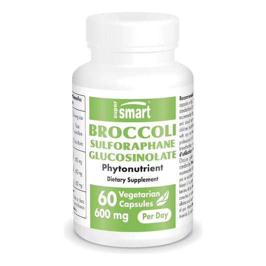 Suplemento De Sulforafano De Brócoli 600 Mg Con Mirosinasa 60 Cápsulas