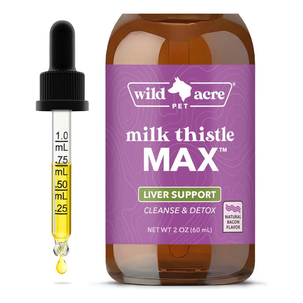 Cardo Mariano Perros Soporte Hepático Alta Potencia Limpieza Hígado Sabor Tocino