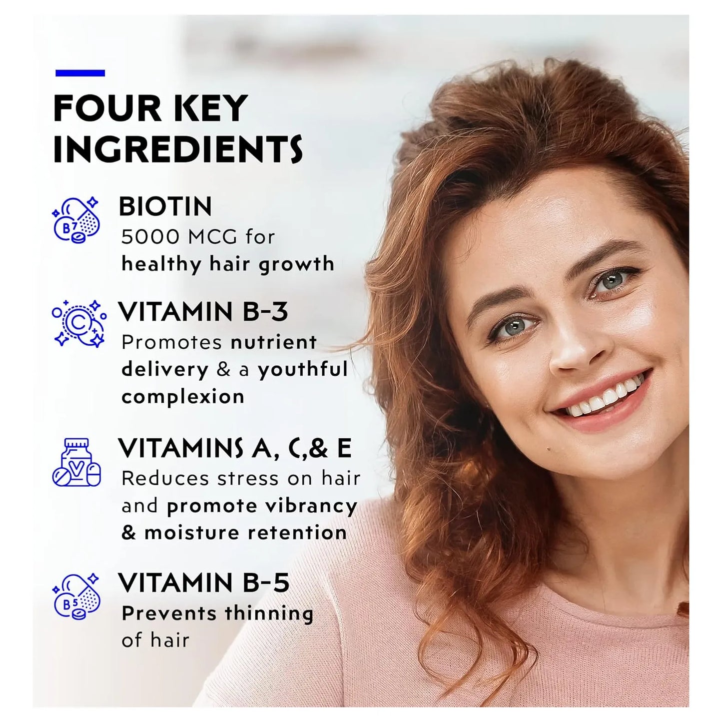 Multivitaminico Elon Matrix 5000 Para Cabello Piel Y Uñas Con Biotina Y Vitaminas