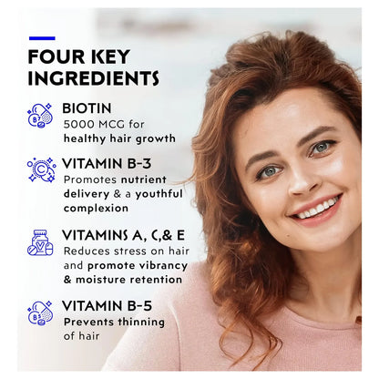 Multivitaminico Elon Matrix 5000 Para Cabello Piel Y Uñas Con Biotina Y Vitaminas