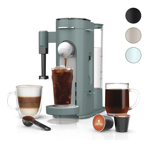 Cafetera Una Porción Espumador Leche Compatible K-Cup 180ml Varios Estilos