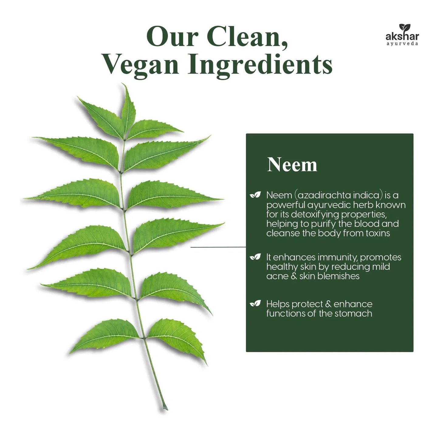Capsulas De Neem Extracto Y Polvo De Hoja Para Salud Y Piel Clara Vegano Ayurveda