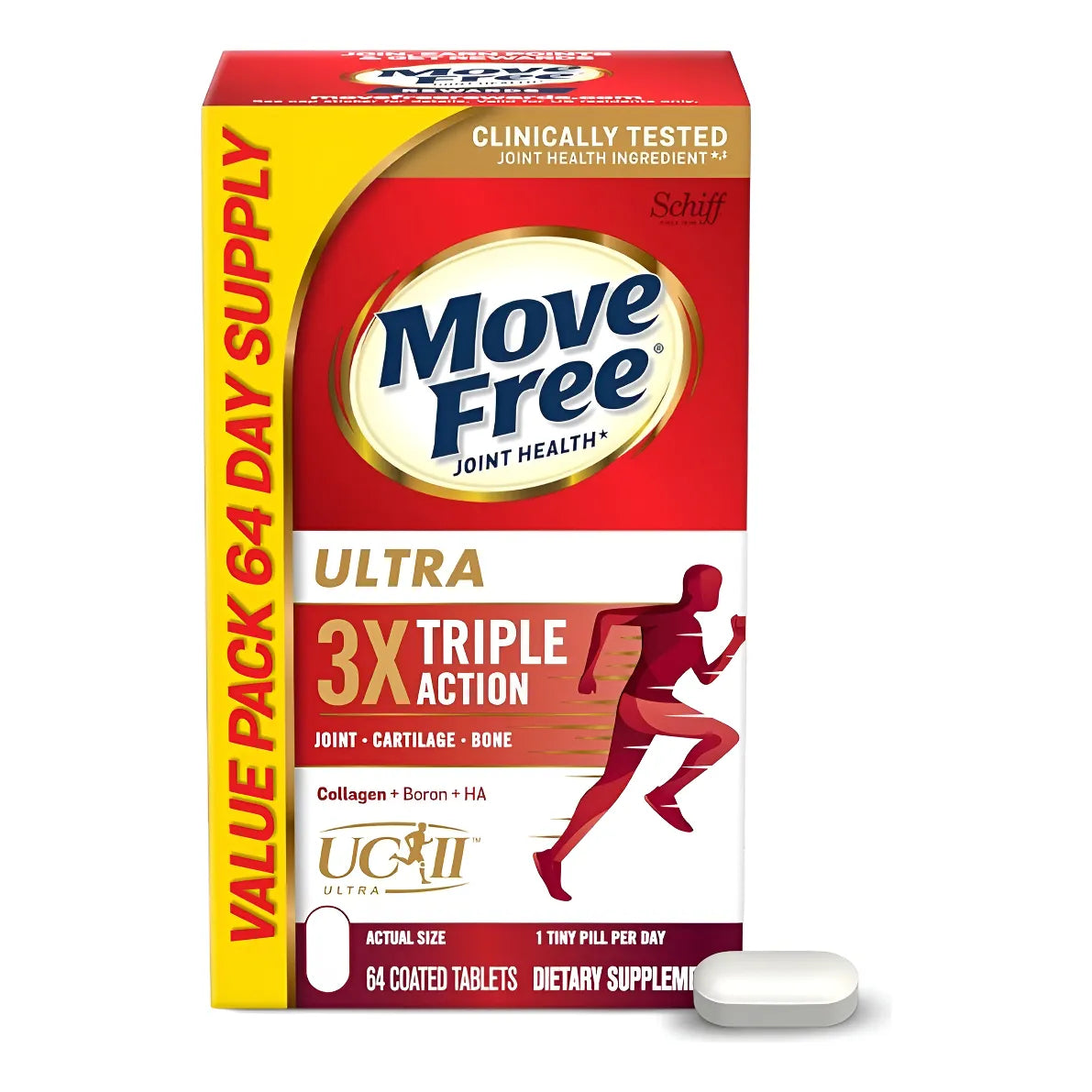 Move Free Ultra Suplemento Articular Colágeno Tipo Ii Para Huesos Y Cartílago - Imagen 1