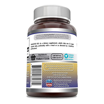 Gluconato De Zinc 50 Mg 240 Capsulas Vegetales Sin Gluten Y Sin Omg