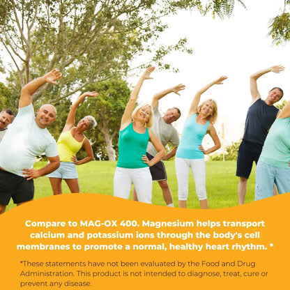 Óxido De Magnesio 483 Mg 250 Tabletas Grado Farmacéutico Salud Ósea Y Cardiovascular
