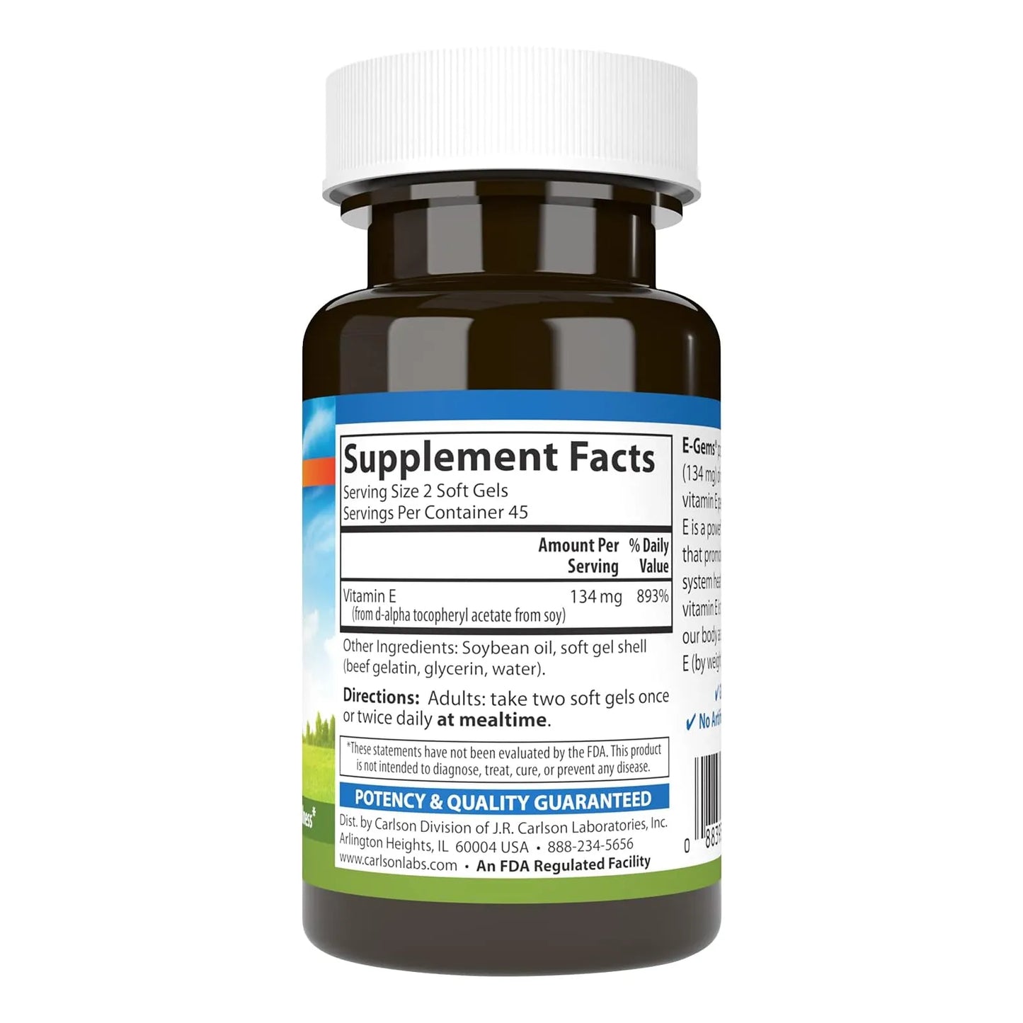 Vitamina E Natural 200 UI 134 Mg 90 Geles Blandos Bienestar Óptimo