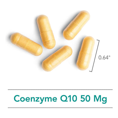 Suplemento De Coenzima Q10 50 Mg Con Vitamina C Antioxidante 75 Cápsulas