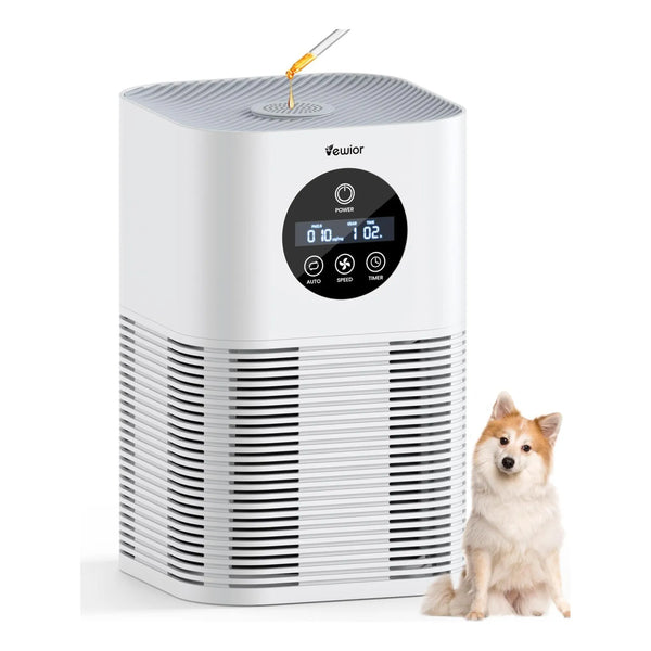 Purificador De Aire VEWIOR H13 True Hepa Para Hogar Elimina Polvo Humo Y Alergenos